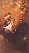 Bartolome Esteban Murillo St. Augustine and Our Lady and Son painting